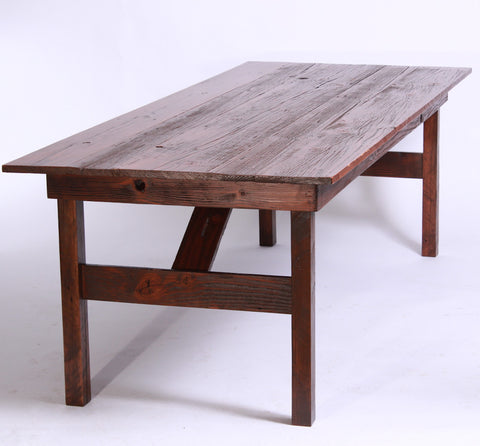 Reclaimed Barnwood Tables Rental