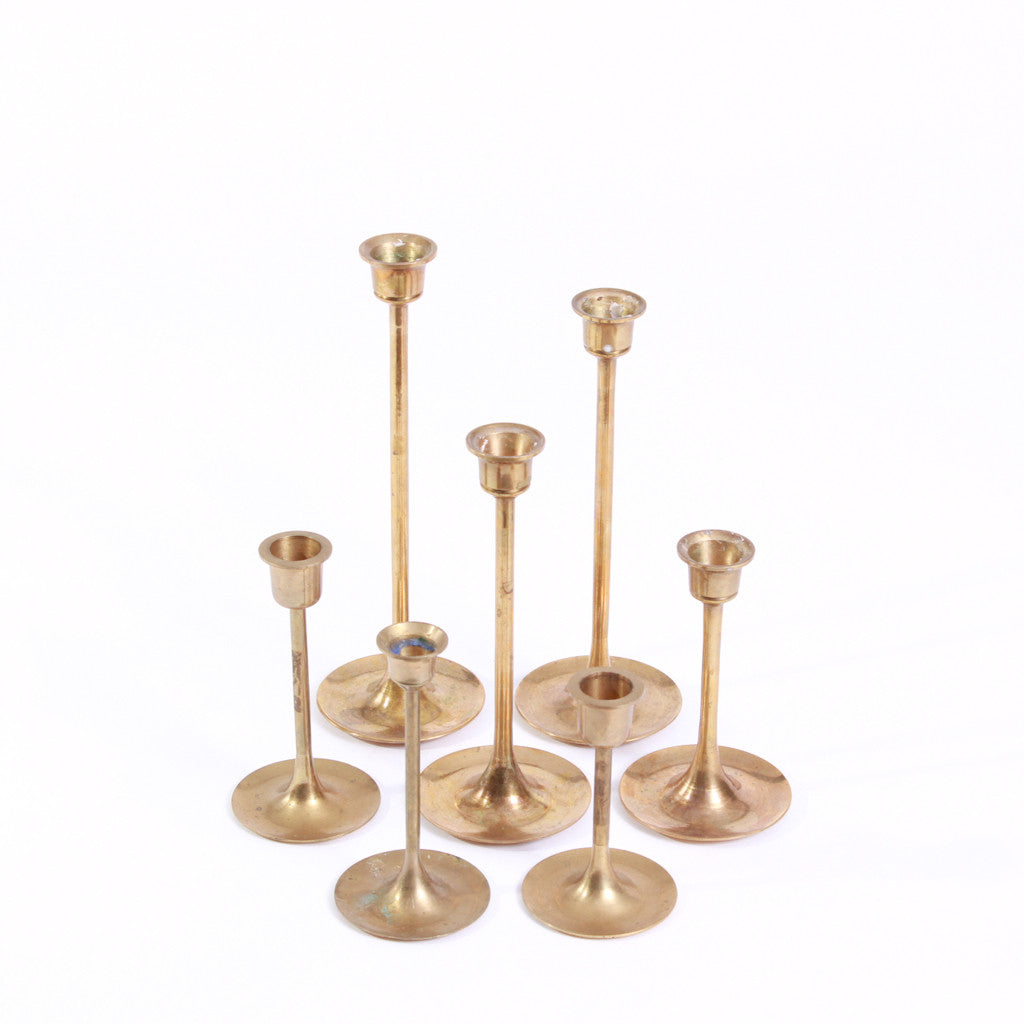 Brass Candlesticks Rental – various sizes