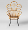 Rattan Fan Back Chairs Rental