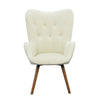 Ivory Velvet Armchair Rental