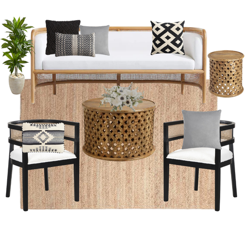 Boho B&W Lounge