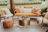Mustard Velvet Couch Rental