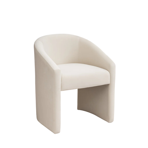 Halley Velvet Barrel Chair