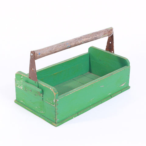 Crate - Teal Wooden Tool Box Rental