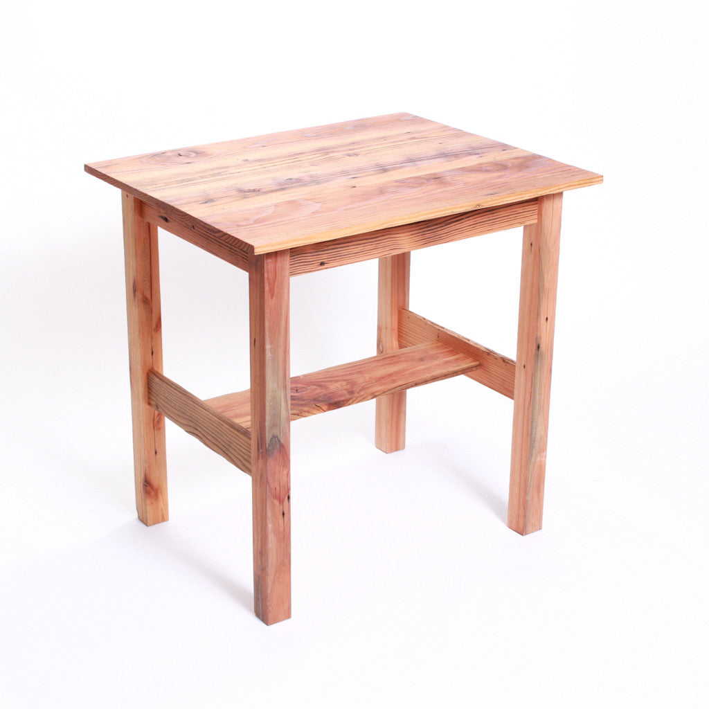 Accessory Table Natural Wood Accessory Table Rental | Hood River | Riverhood Rentals