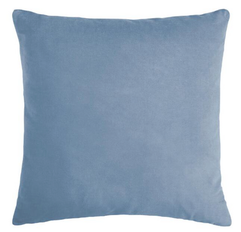 Light Blue Velvet Pillow Rental