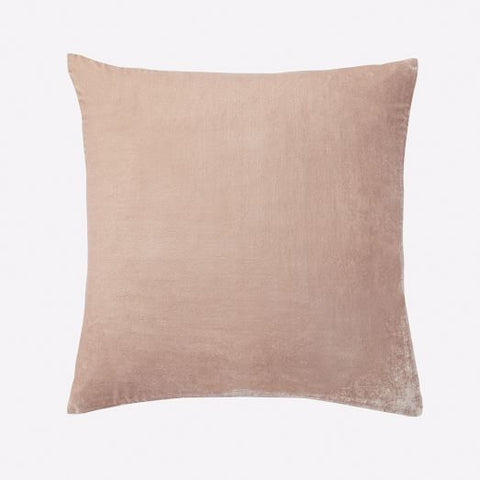 Blush Velvet Throw Pillow Rental
