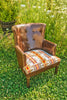 Pendleton Brown Leather Chair Rental