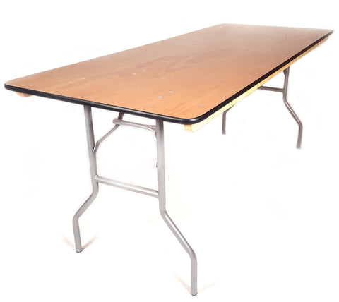 8ft Rectangle Banquet Table Rental